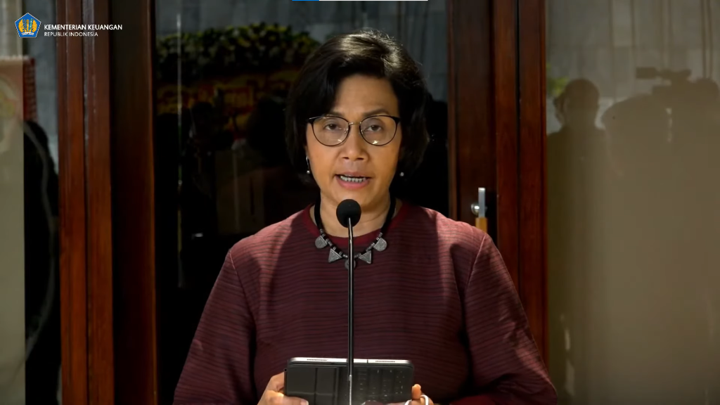 konferensi pers sri mulyani ruu hkpd