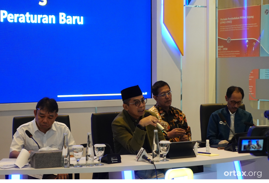 Media Briefing Direktorat Jenderal Pajak 11 Mei 2023 yang menyampaikan penerimaan SPT secara elektronik.